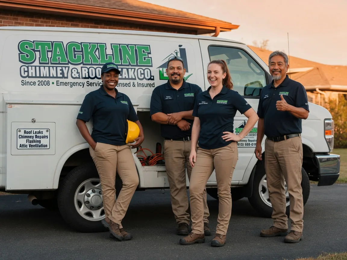 Chimney flashing repair company in Weston, MI